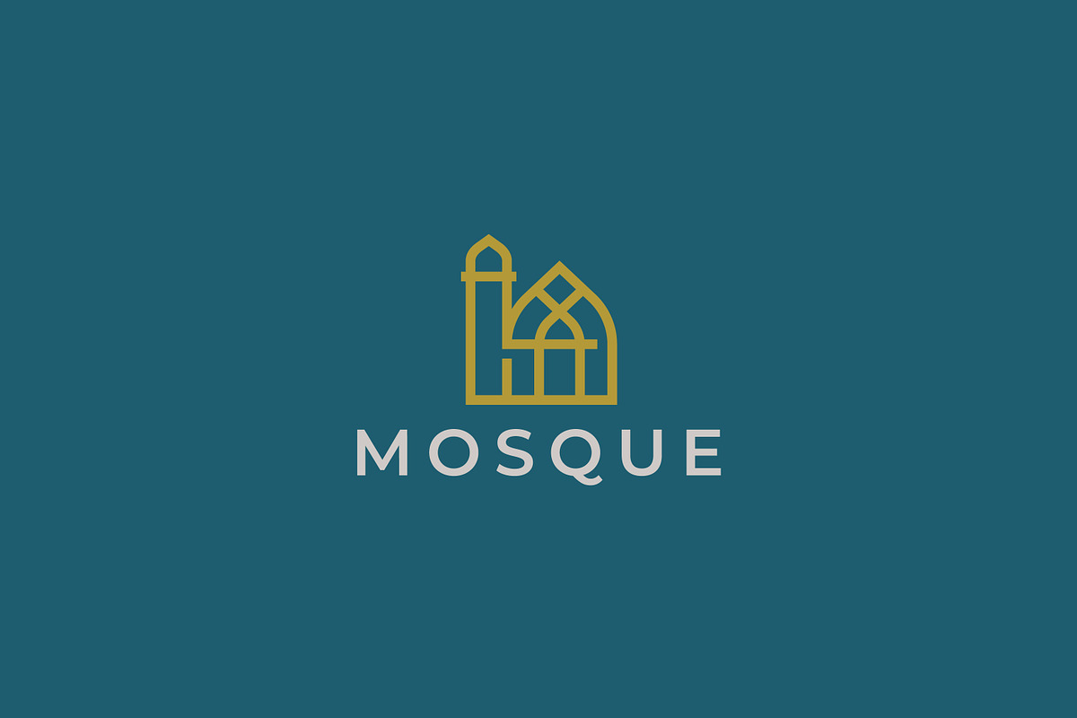 Mosque Logo Islamic Building Prayer, a Branding & Logo Template by Signatoro (Photo 1 of 2)