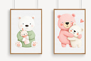 Baby Bear, Baby Shower Clipart, an Illustration by Libby Wishes (Thumbnail 3 of 7)