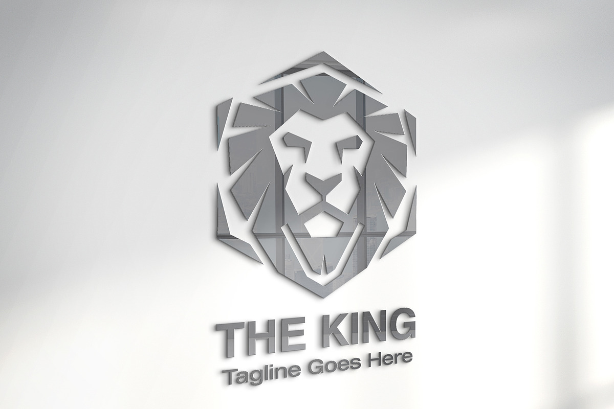 Bold Lion Logo Design Template preview 3