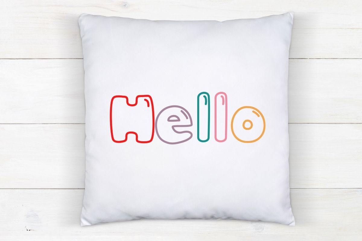 Bubble Rainbow - Outline Font, a Symbol Font by AnningArts (Photo 4 of 8)