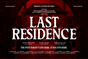 Tana Horror Display Font, a Serif Font by GRVS Studio (Thumbnail 2 of 7)
