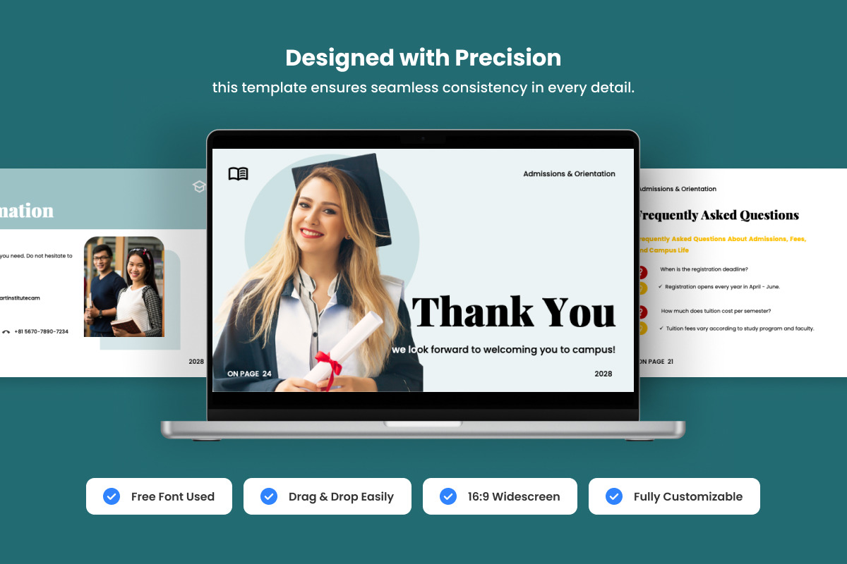 Fresh Keynote Design for College, a Presentation Template by twinstd (Photo 2 of 5)