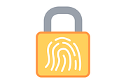 Smart Lock Flat Icon, a Duotone Icon by Pexelpy (Thumbnail 2 of 2)