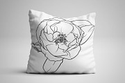 Roses - outline clipart, a Decorative Illustration by ViktoriArt (Thumbnail 4 of 4)