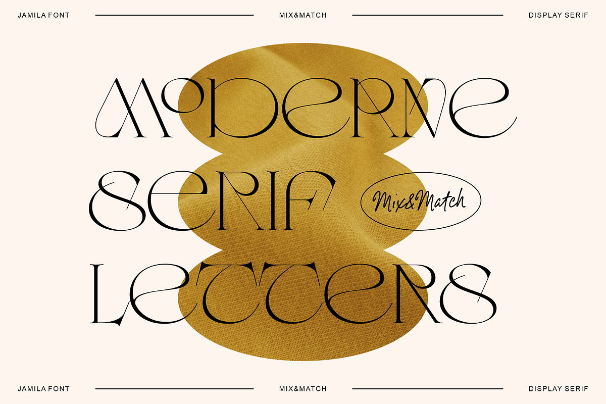 Jamila Stylist Display Serif, a Serif Font by RedyStudio (Photo 5 of 12)