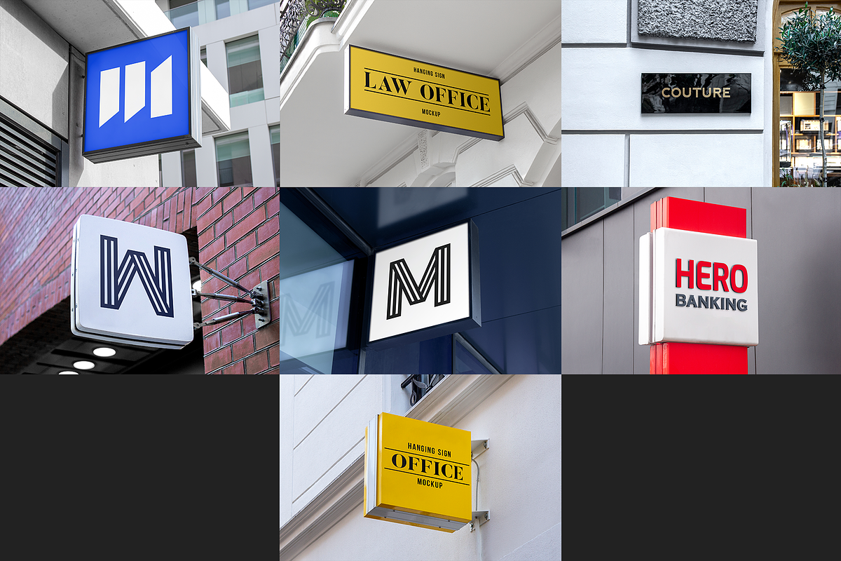 25 Outdoor Logo Signs Mockups, a Product Mockup by Mint Mockups (Photo 4 of 17)