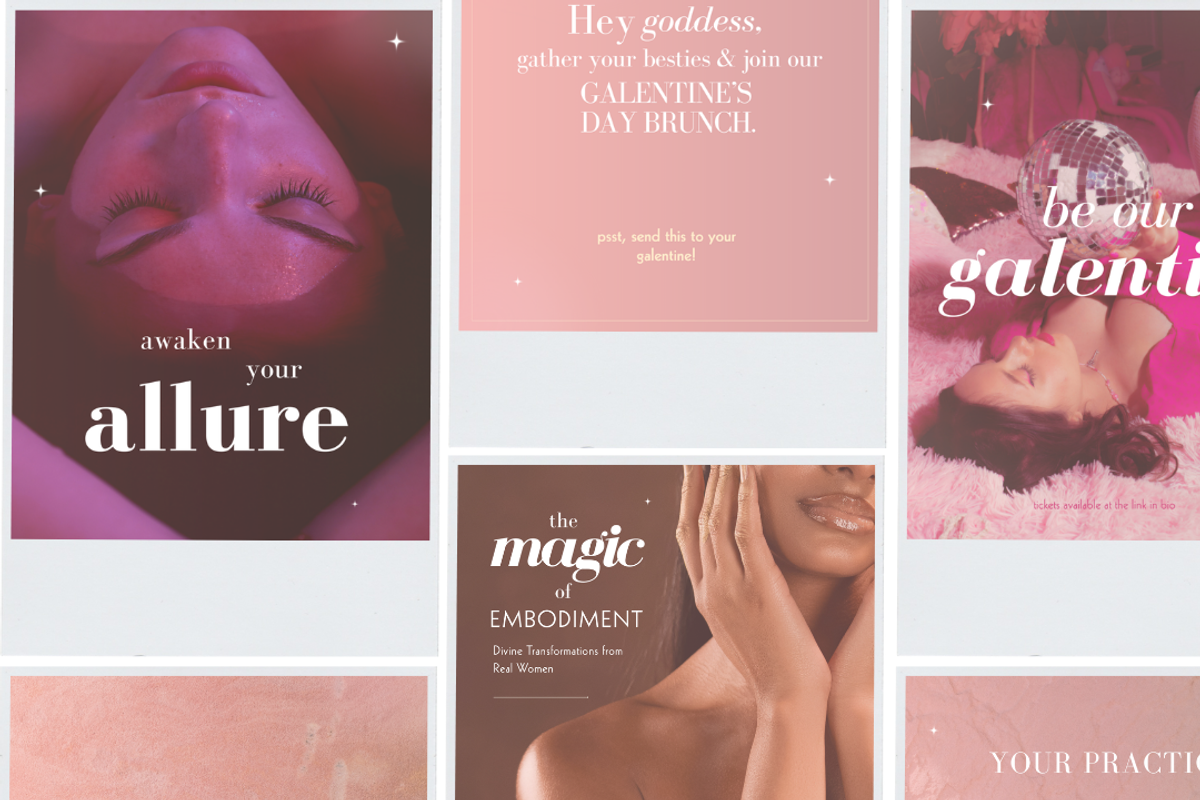 Glam Instagram Canva Templates preview 4