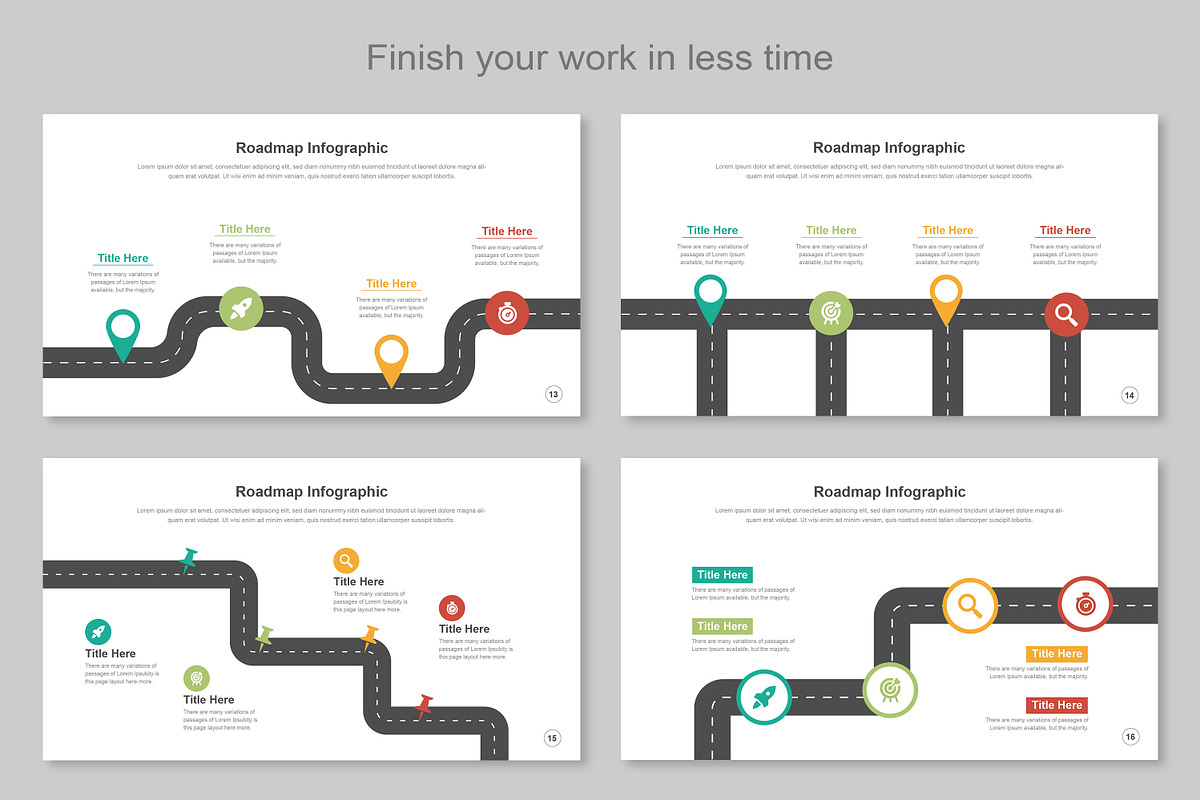 Roadmap infographic Keynote, a Templates & Theme by Mighty-Slide (Photo 5 of 7)