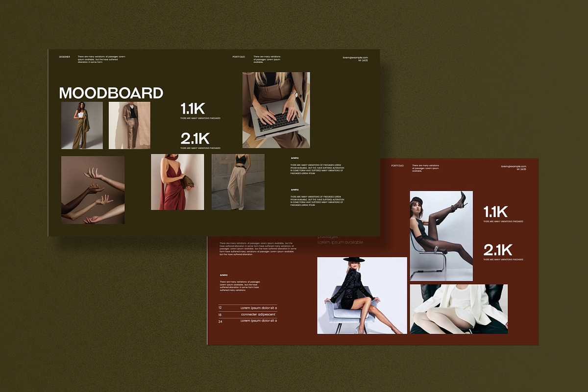 Designer Portfolio Template preview 3