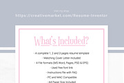 Cool & Creative CV / Resume Design, a Resume Template by ResumeInventor (Thumbnail 6 of 6)