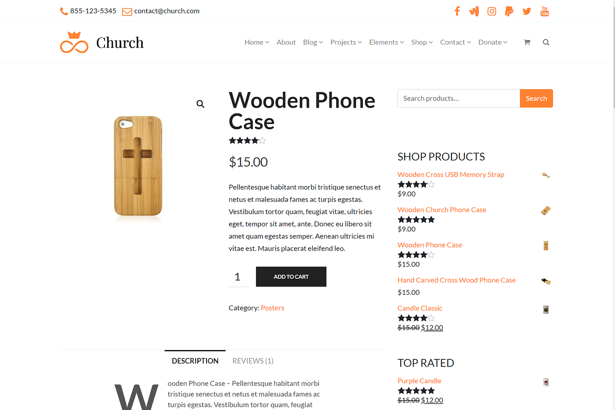 Church Religious WordPress Theme, a WordPress Template by Visualmodo (Photo 4 of 31)
