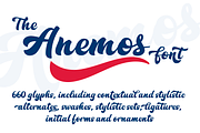 Anemos, a Script Font by Eurotypo (Thumbnail 8 of 8)
