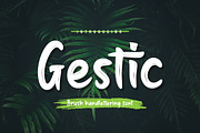 Gestic - Brush Handwritten Font, a Handwritten Font by productype1 (Thumbnail 1 of 8)
