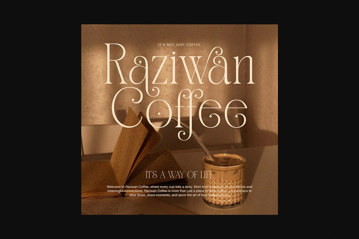 Sagiten Elegant Display Serif Font, a Serif Font by Graphicxell (Photo 3 of 8)