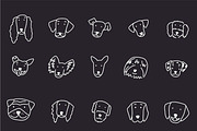 Cute Doodle Dog Faces, an Animal Illustration by Liz Pengilley Studio (Thumbnail 5 of 7)
