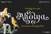 Aholya - Display Font, a Blackletter Font by TypeClassHeroes (Thumbnail 1 of 10)