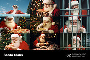 Santa Claus. 62 images, a Holiday Photo by Handmadefont (Thumbnail 3 of 15)