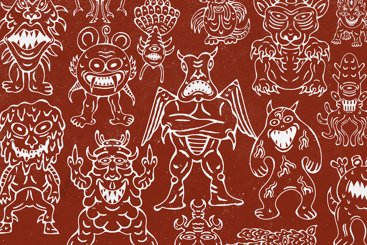 Medieval Monsters Vol 2, a Decorative Illustration by Tekuni (Photo 2 of 14)