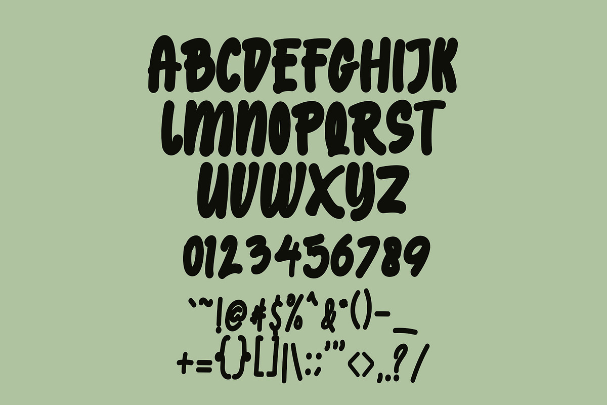 Moawi Kinsya - Display Font, a Handwritten Font by ivan_artnivora (Photo 2 of 4)