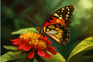 Monarch Butterfly. Generate Ai