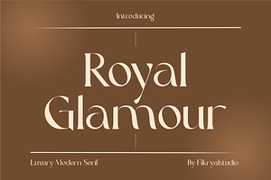 Royal Glamour Luxury Serif