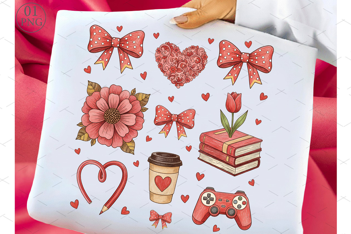 Teacher Valentine Coquette Shirt Des, a Graphic by Libby Wishes (Photo 1 of 7)