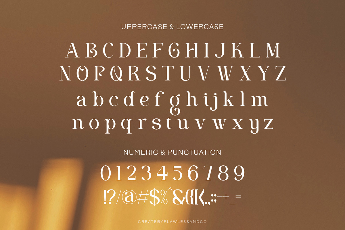 Wisteriano - Modern Serif Font, a Serif Font by Flawless And Co (Photo 9 of 10)