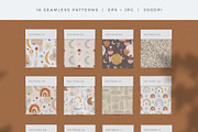 Boho Woman Clipart - Abstract & Line, an Illustration by Velliniki (Thumbnail 9 of 14)
