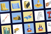 3D Construction Icons, an Architecture 3D Model by Flat Icons (Thumbnail 7 of 7)