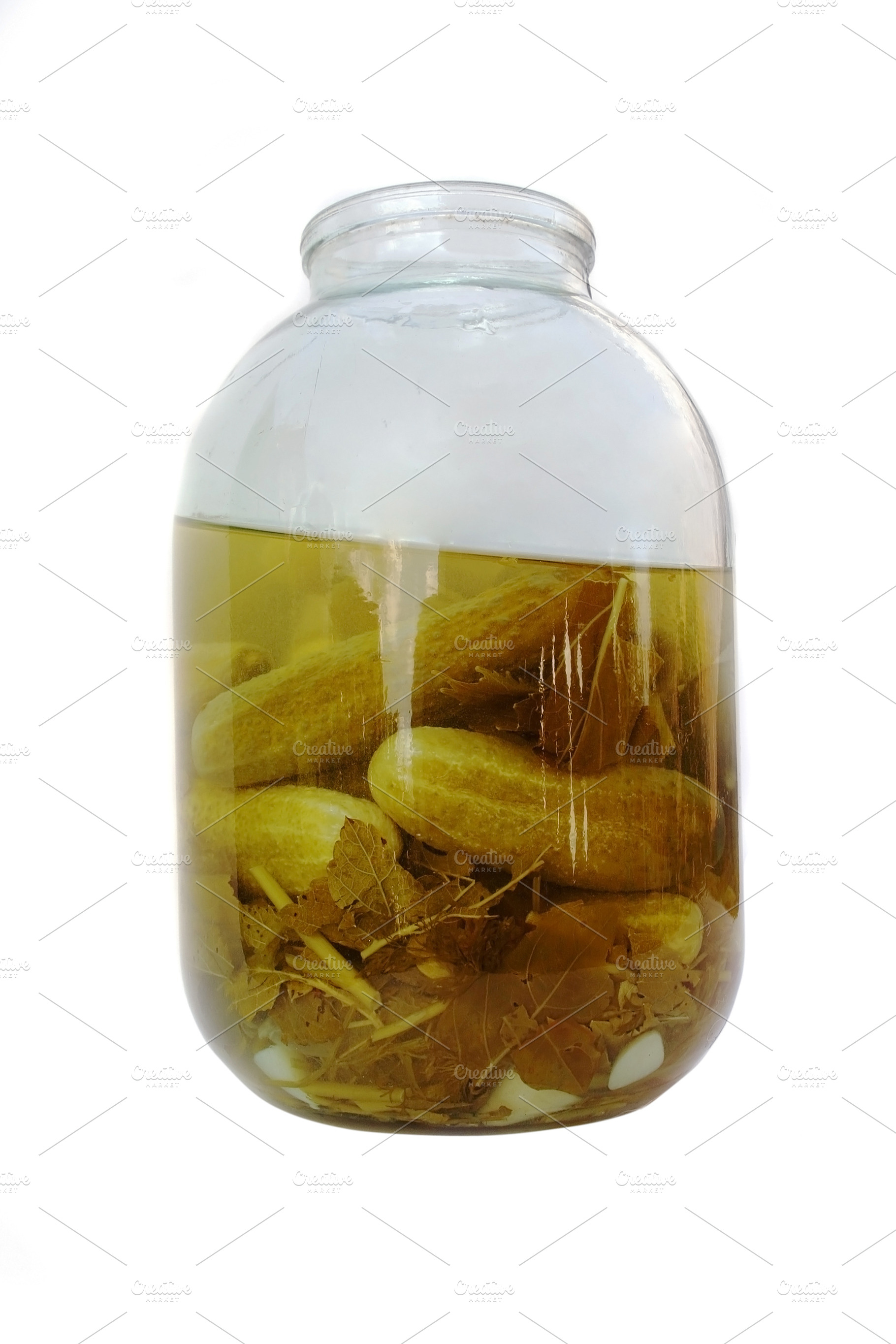 Salt domestic cucumber, a Photo by saiko3p