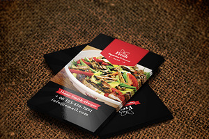 VegetarianRestaurant Business Card