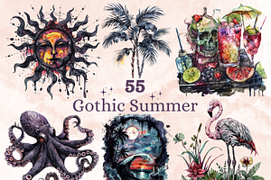 Watercolor Gothic Summer Collection