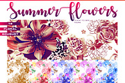 Summer flowers, photoshop painting, a Decorative Illustration by Allween (Thumbnail 6 of 13)