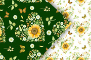 Floral Hearts Clipart & Patterns, a Decorative Illustration by Valin Malin (Thumbnail 10 of 16)