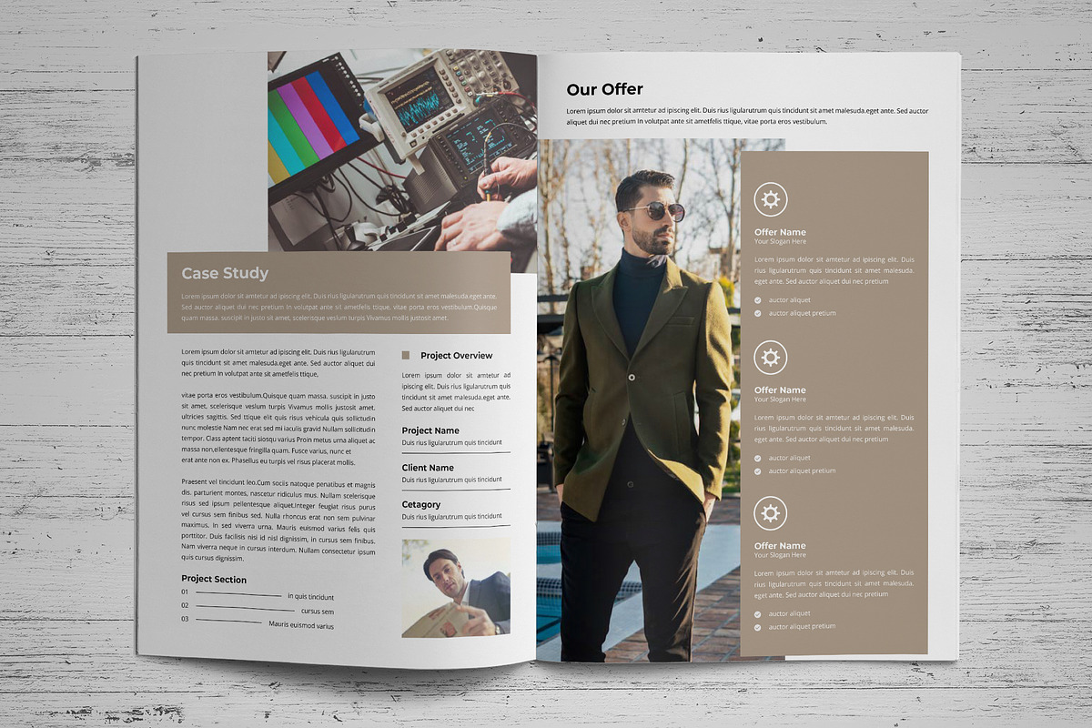 Project Proposal Brochure, a Brochure Template by SamiSimply7 (Photo 6 of 9)