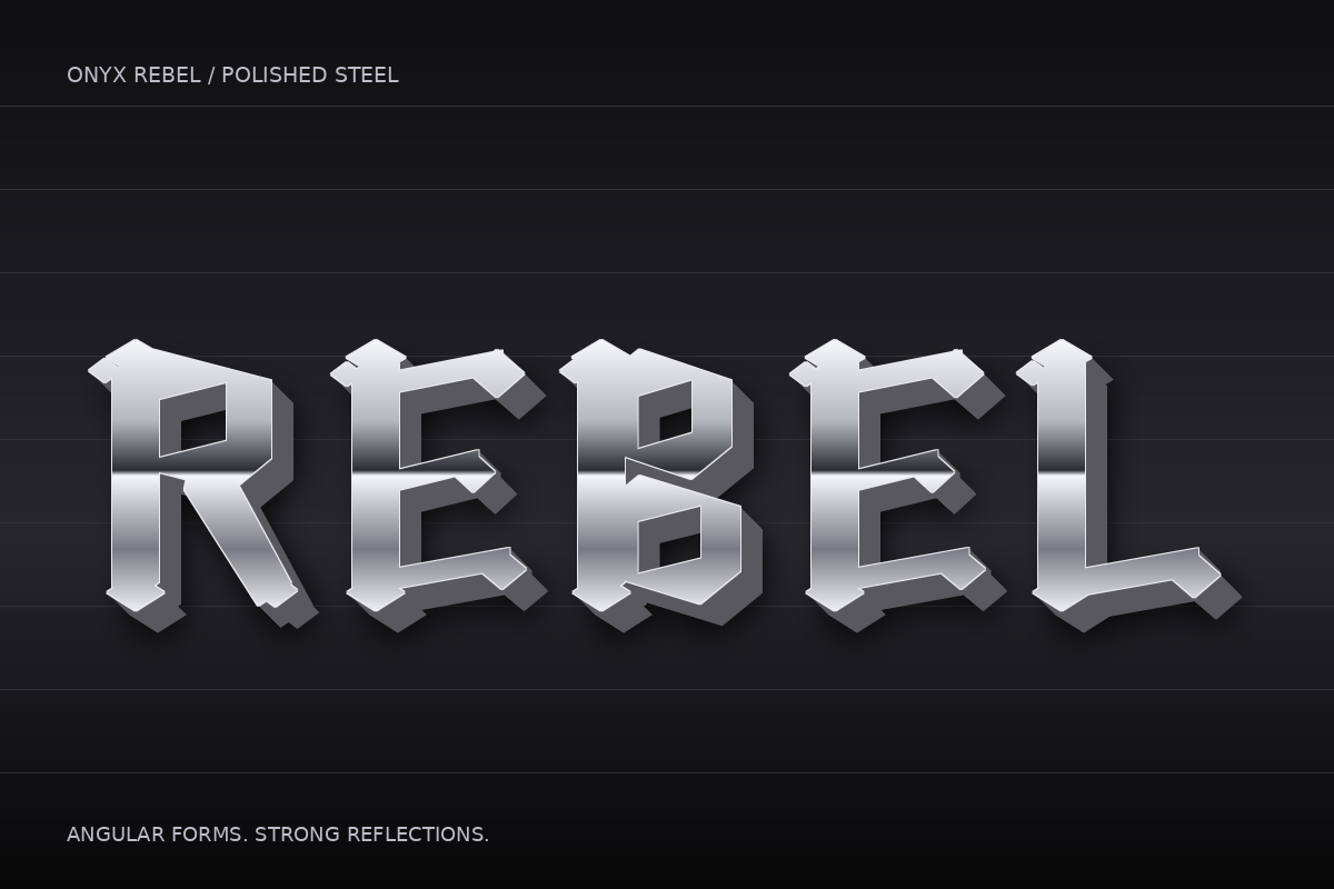 Onyx Rebel — Modern Blackletter Font, a Blackletter Font by Colorsfav (Photo 8 of 10)
