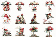 Whimsical Summer Clipart, an Illustration by Designworld (Thumbnail 2 of 5)
