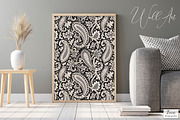 Olivia Paisley Pattern & Motifs, a Pattern Graphic by Zeesi Design Garden (Thumbnail 10 of 11)