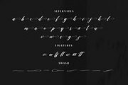 Faustina Calisten, a Script Font by Goresan Studio (Thumbnail 12 of 15)