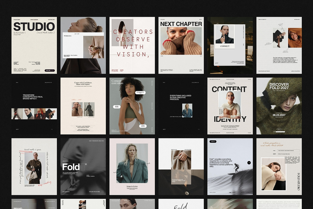 FOLD | Social Media Kit (I), a Social Media Template by Pixel Grid (Photo 10 of 10)