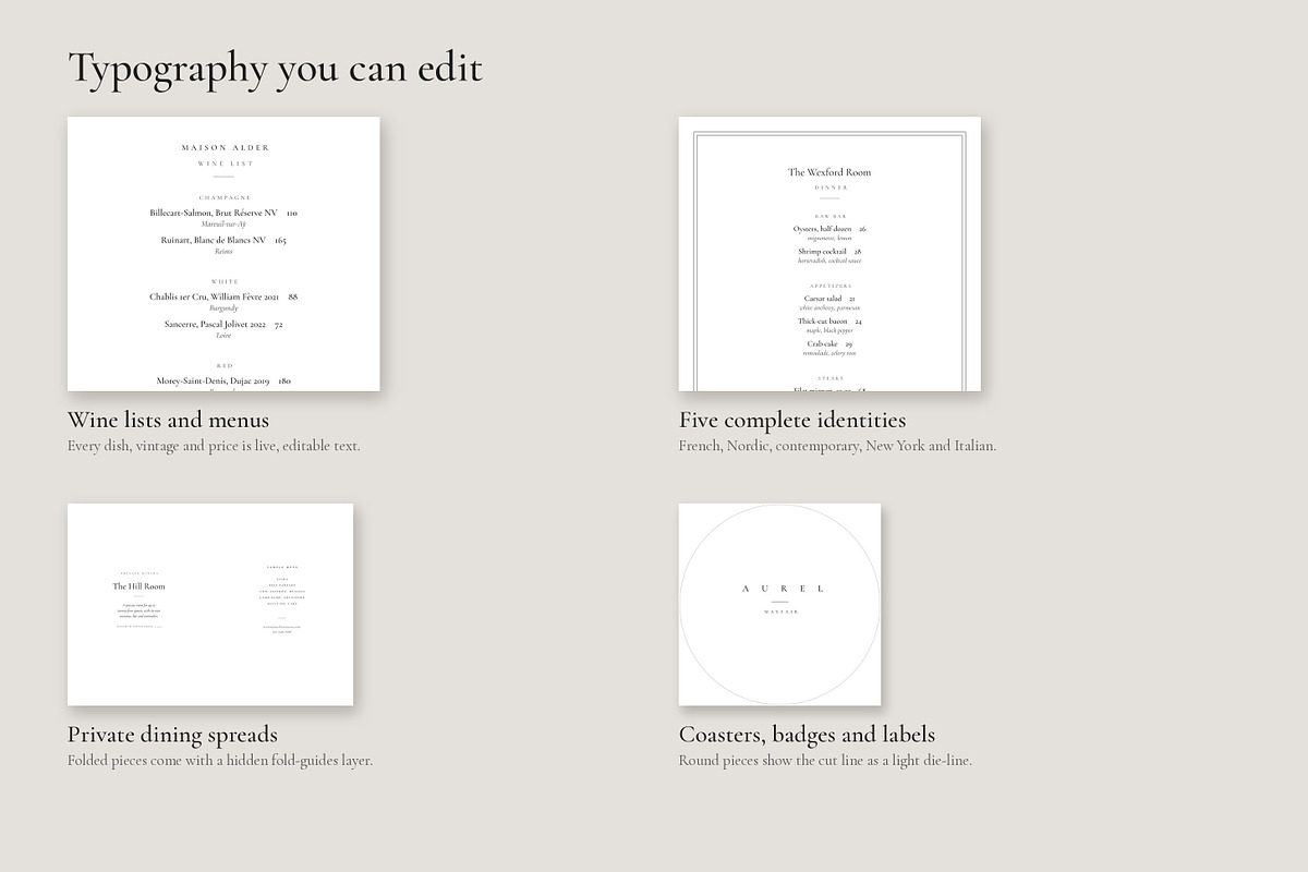 Restaurant Branding 100 Templates V4, a Stationery Template by pawellpi (Photo 5 of 103)