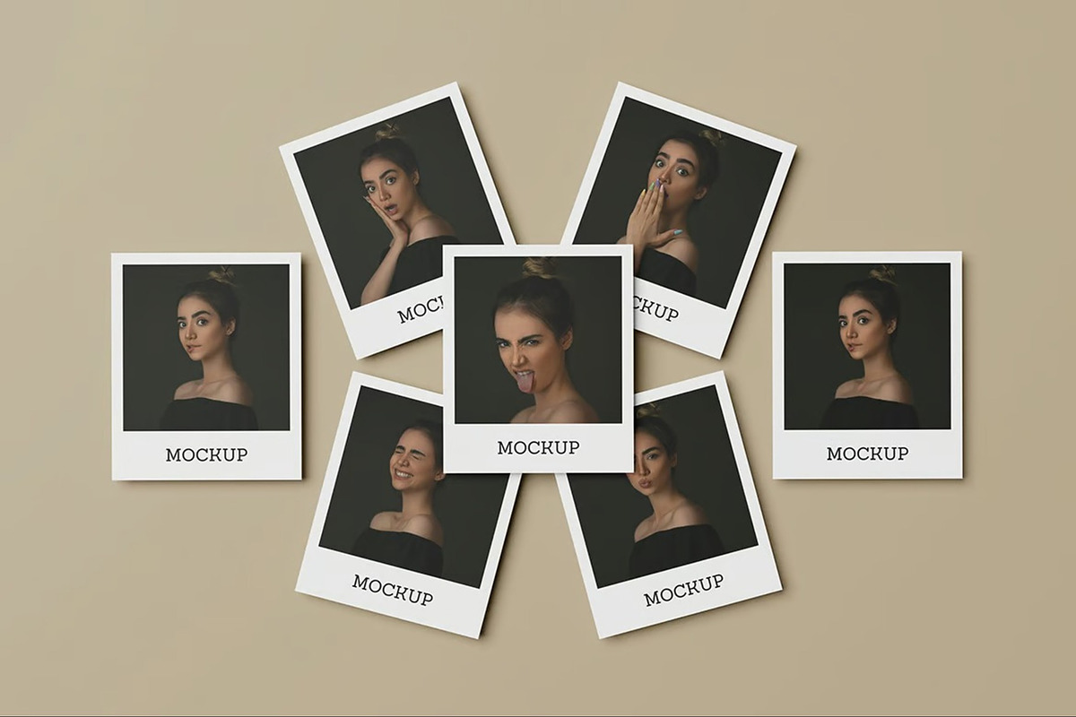 Polaroid Photo Mockup, an Advertising Mockup by Hubzway (Photo 6 of 7)