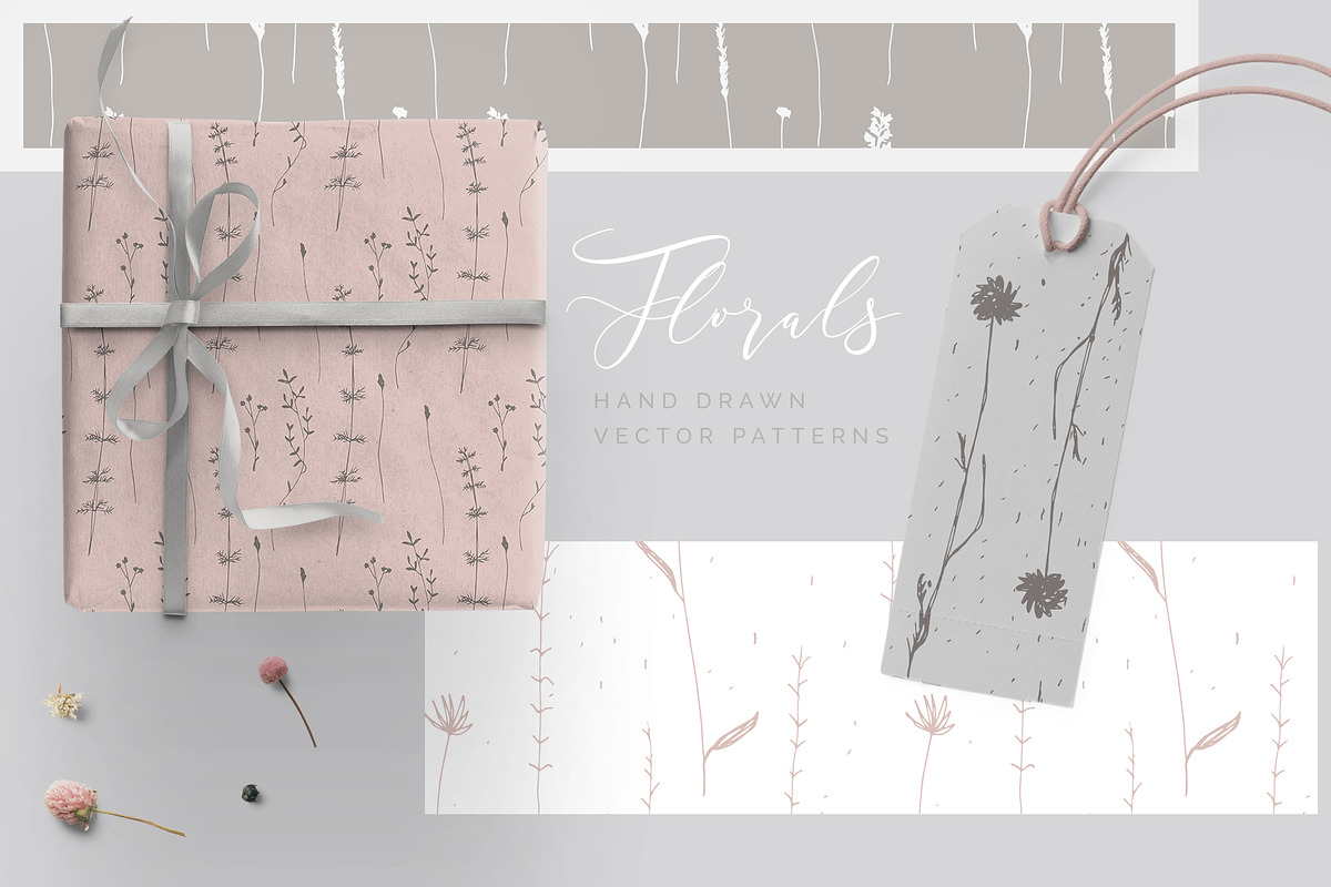 Wildflower Patterns + Templates Set, a Pattern Graphic by Youandigraphics (Photo 2 of 14)