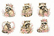 Whimsical Mother's Day Raccoon Clipa, an Illustration by Designworld (Thumbnail 5 of 8)