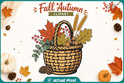 Fall Autumn Clipart Bundle, a Seasonal Illustration by Actual Pixel (Thumbnail 5 of 21)