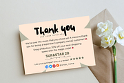 Cute thank you card template, a Card Template by Elegant_Studio44 (Thumbnail 3 of 5)
