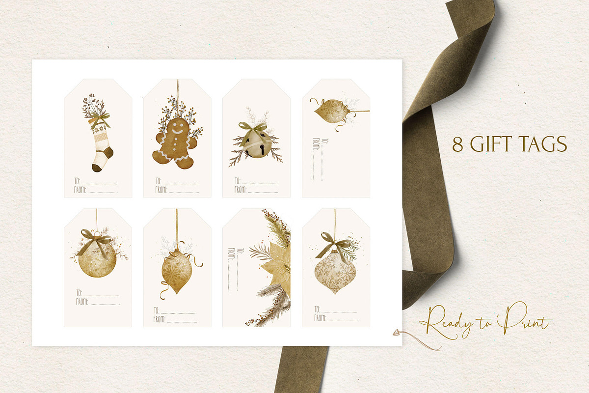 Christmas Ornaments Clipart, a Decorative Illustration by Maggie Stilwell Design (Photo 7 of 10)