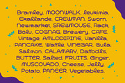 Dampfnudel, a Sans Serif Font by takoliko (Thumbnail 5 of 13)