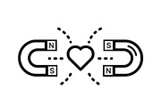 50 Love Bond Heart Icons Vector Bund, an Illustration by Designs_River (Thumbnail 39 of 46)
