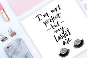 Lashes quotes for fashion girls., a Decorative Illustration by Yana Lesiuk (Thumbnail 7 of 9)